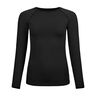 BL Top Crew Neck Performance Light Eco Camiseta De Manga Larga Mujeres-Negro