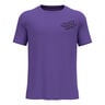 Essential Print Camiseta De Running Hombres-Lila